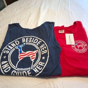 2 Brand new Southern Doe tank tops